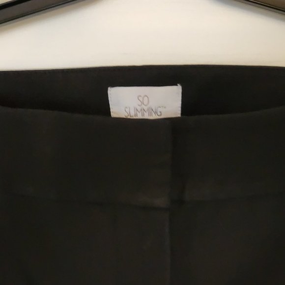 So Slimming by Chicos Audrey Career Casual Ankle Pants Size 2 (12 Reg) Black EXC - Picture 2 of 10